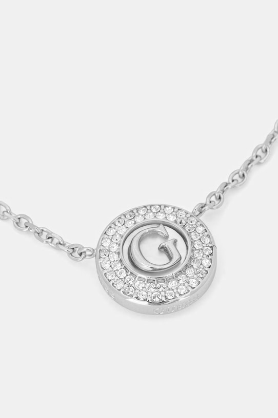 Guess naszyjnik damski ze stali nierdzewnej G TALISMAN JUBN06.207JW srebrny SS26