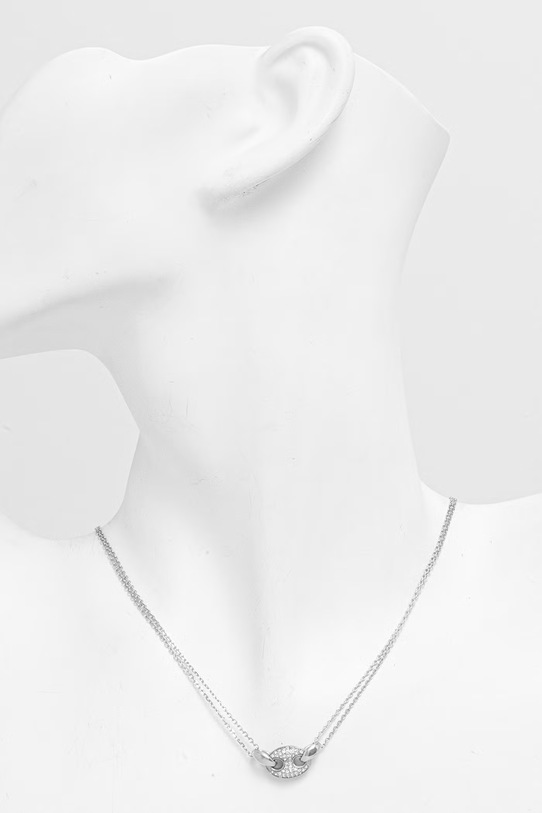 Guess naszyjnik damski ze stali nierdzewnej MARINA JUBN06.220JW srebrny SS26