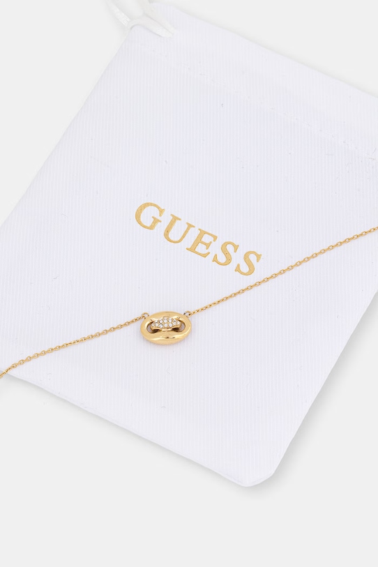 Guess naszyjnik damski ze stali nierdzewnej MARINA złoty JUBN06.223JW