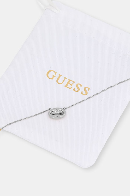 Guess naszyjnik damski ze stali nierdzewnej MARINA srebrny JUBN06.223JW