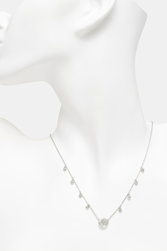 Akcesoria Guess bransoletka damska ze stali nierdzewnej AURORA JUBN06.238JW srebrny