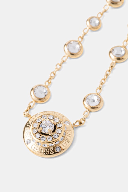 Guess naszyjnik damski ze stali nierdzewnej SPARKS JUBN06.283JW złoty SS26