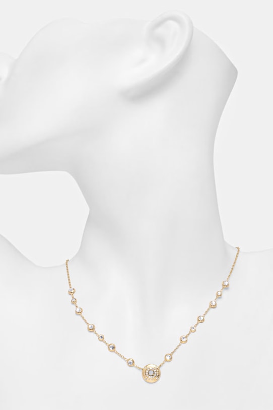 Akcesoria Guess naszyjnik damski ze stali nierdzewnej SPARKS JUBN06.283JW złoty