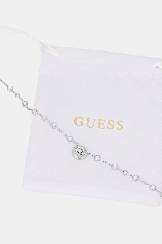 Akcesoria Guess naszyjnik damski ze stali nierdzewnej SPARKS JUBN06.283JW srebrny