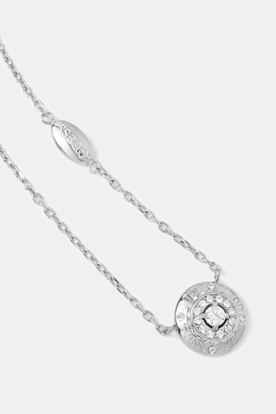 Guess naszyjnik damski ze stali nierdzewnej SPARKS JUBN06.287JW srebrny SS26