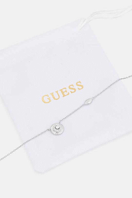 Akcesoria Guess naszyjnik damski ze stali nierdzewnej SPARKS JUBN06.287JW srebrny