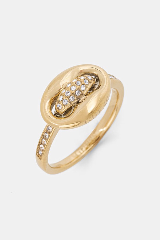 Guess pierścionek damski ze stali nierdzewnej MARINA JUBR06.226JW złoty SS26