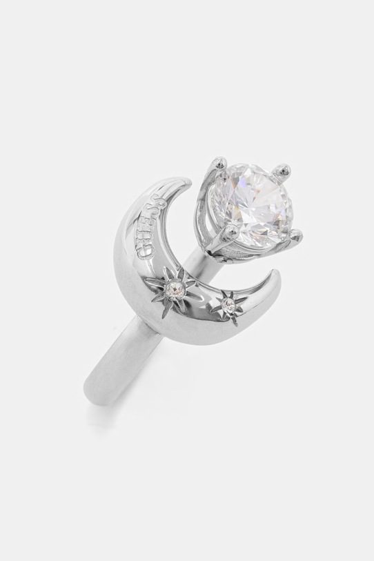 Guess pierścionek damski ze stali nierdzewnej AURORA JUBR06.237JW srebrny SS26