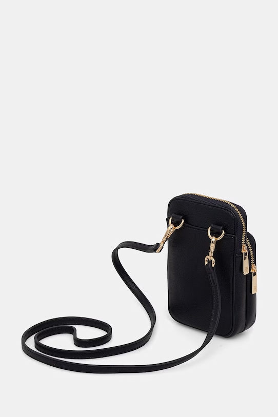 Αξεσουάρ Tommy Hilfiger θήκη για τηλέφωνο γυναικεία από απομίμηση δέρματος AW0AW18659 σκούρο μπλε