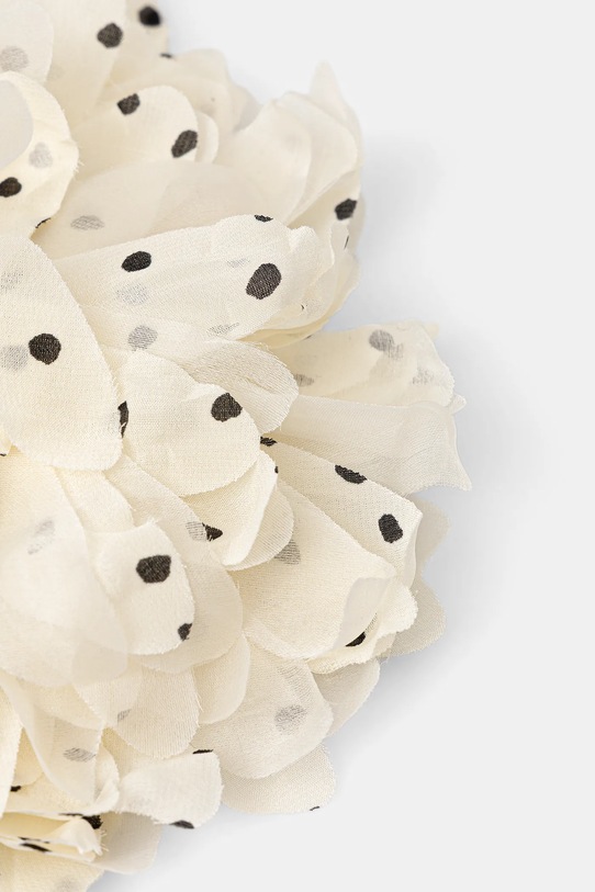 Luisa Spagnoli broszka z dodatkiem jedwabiu Nereto 543166 beżowy SS26