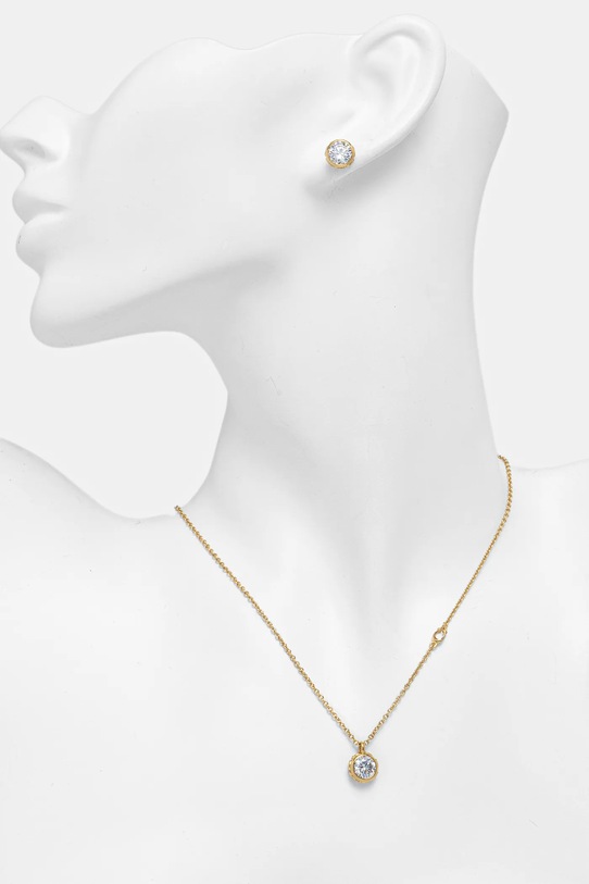 Coach kolczyki złoty 37530390GLD110