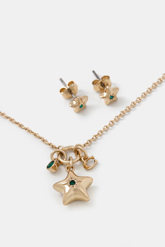 Coach naszyjnik i kolczyki 37560709GLD300 złoty SS26