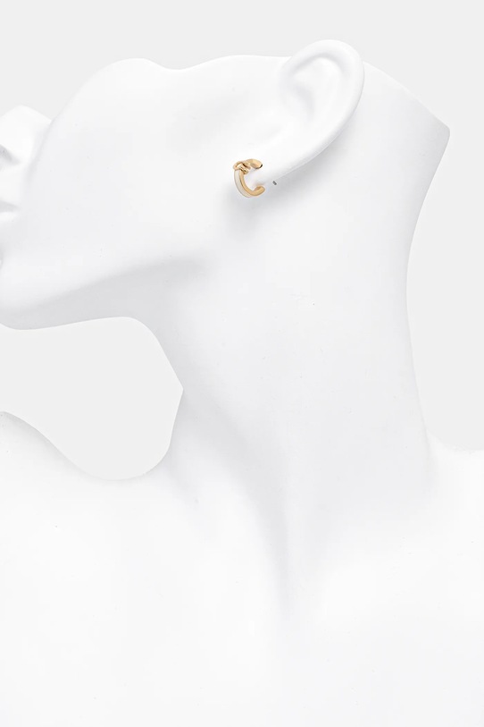 Akcesoria Coach kolczyki 37560726GLD100 beżowy