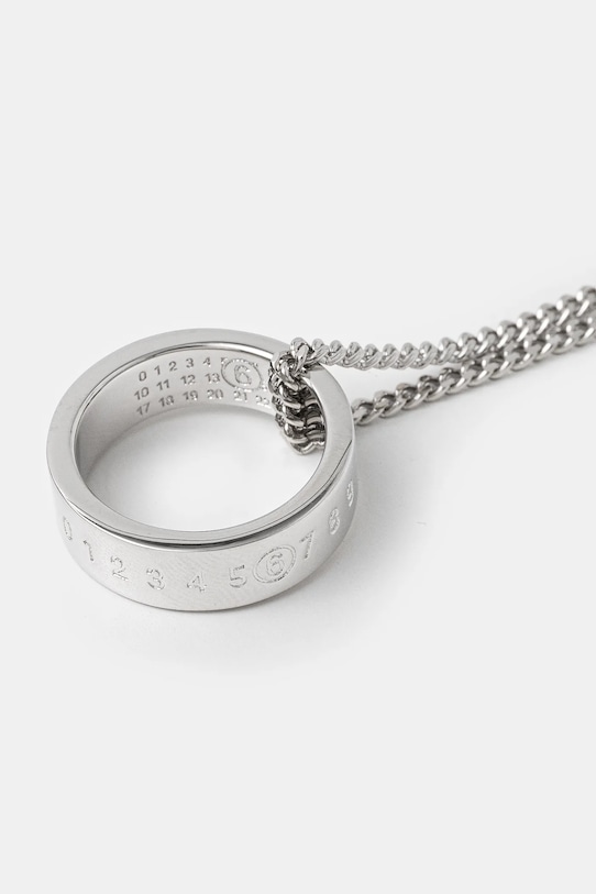 MM6 Maison Margiela collana SM6UU0048.P7296.951 argento SS26