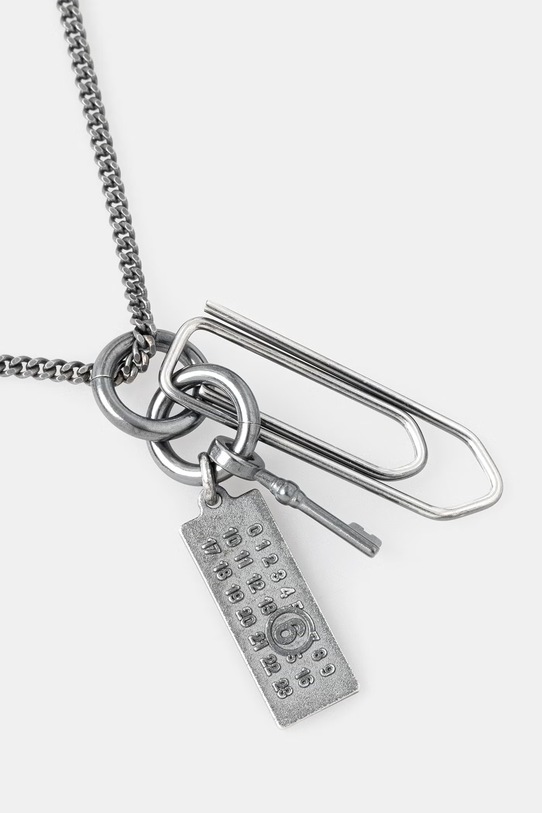 MM6 Maison Margiela naszyjnik SM6UU0093.P8601.954 srebrny SS26