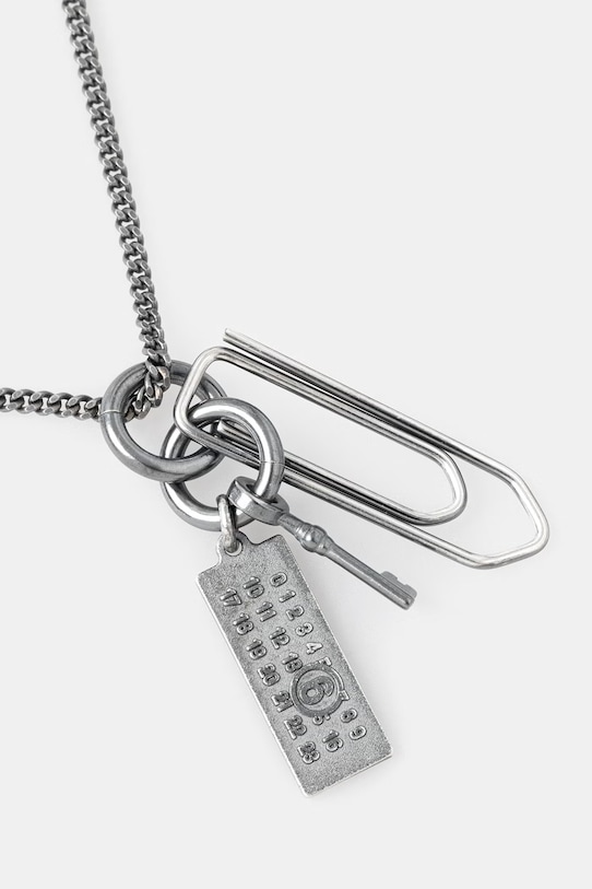 MM6 Maison Margiela naszyjnik SM6UU0093.P8601.954 srebrny SS26