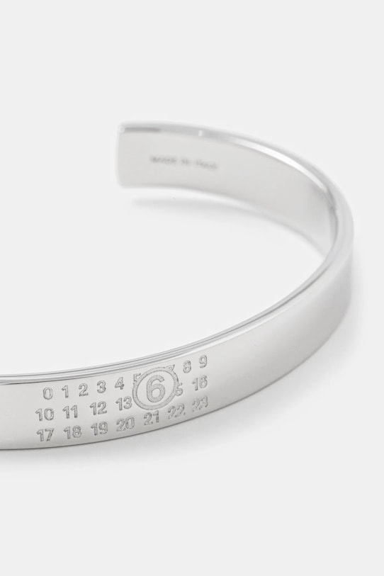 MM6 Maison Margiela bransoletka SM6UY0061.P6469.951 srebrny SS26