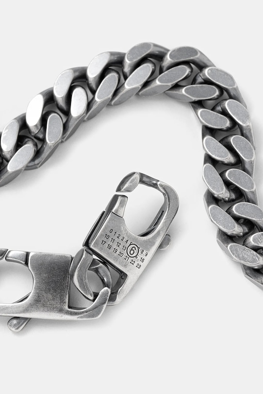 MM6 Maison Margiela bransoletka SM6UY0110.P8884.954 srebrny SS26