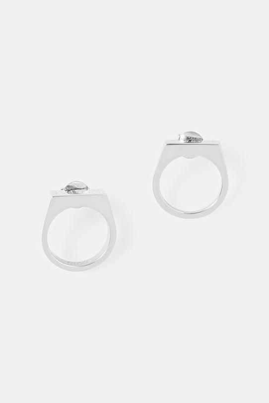 MM6 Maison Margiela kolczyki SM6VG0102.P8859.951 srebrny SS26