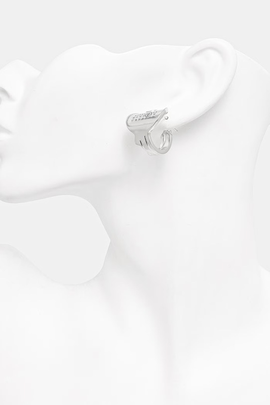 MM6 Maison Margiela kolczyki srebrny SM6VG0112.P7105.952