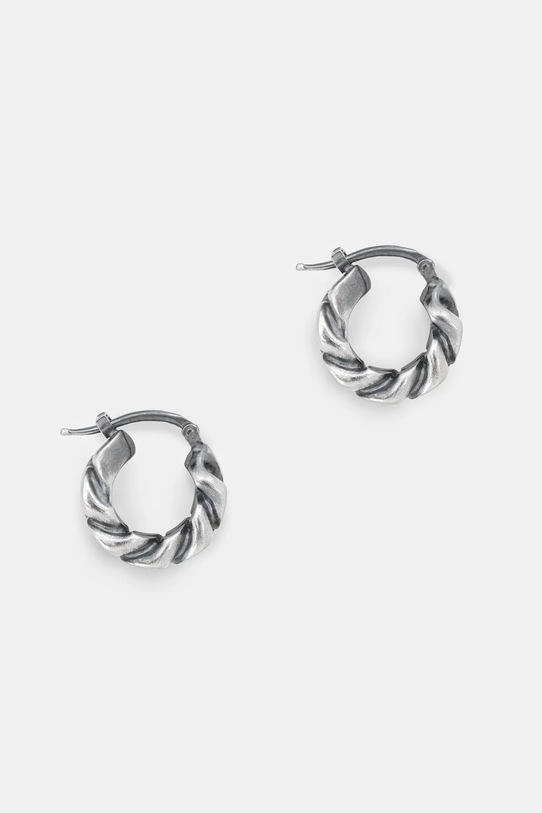 MM6 Maison Margiela kolczyki SM6VG0115.P8884.954 srebrny SS26