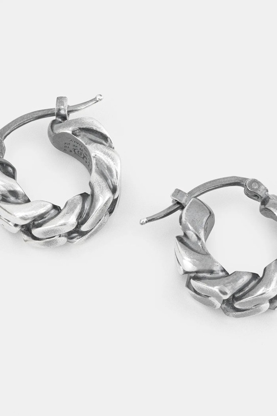 Akcesoria MM6 Maison Margiela kolczyki SM6VG0115.P8884.954 srebrny