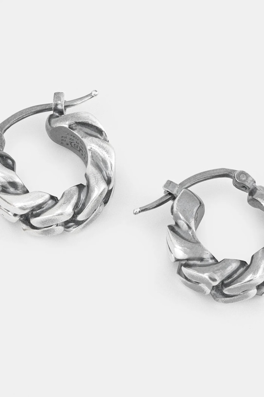 Akcesoria MM6 Maison Margiela kolczyki SM6VG0115.P8884.954 srebrny