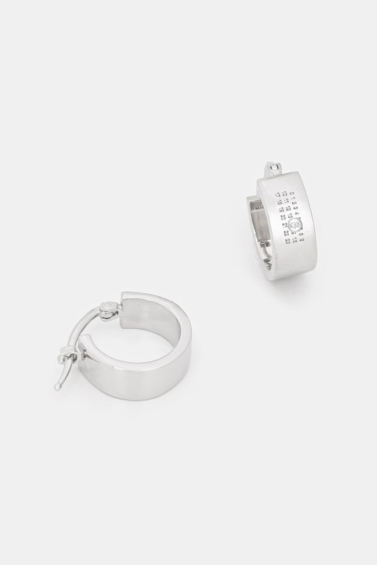MM6 Maison Margiela kolczyki srebrny SM7VG0102.SV0310.951