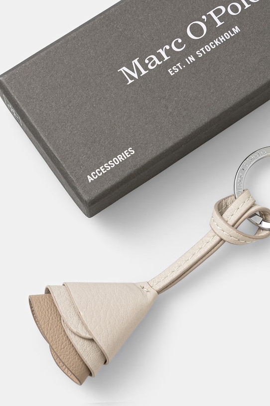 Akcesoria Marc O'Polo brelok damski skórzany 5000010947 szary