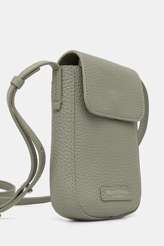 Marc O'Polo pokrowiec na telefon damski skórzany 5000010962 zielony SS26
