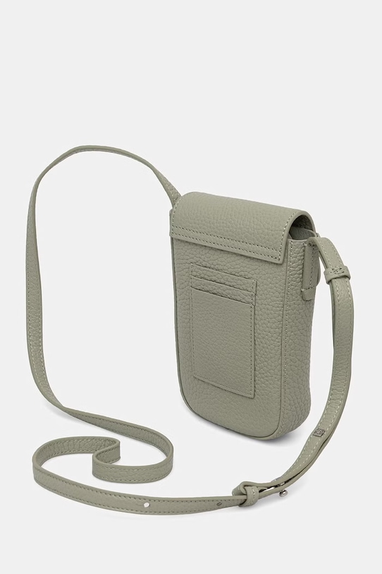 Akcesoria Marc O'Polo pokrowiec na telefon damski skórzany 5000010962 zielony