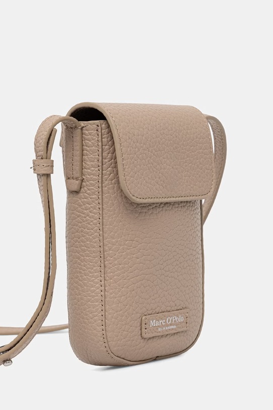Marc O'Polo pokrowiec na telefon damski skórzany 5000010962 beżowy SS26