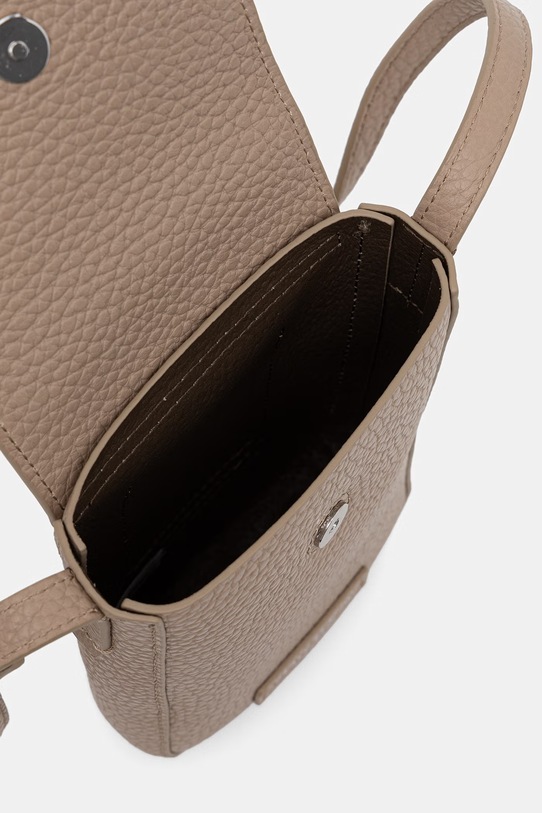 Marc O'Polo pokrowiec na telefon damski skórzany 5000010962 beżowy