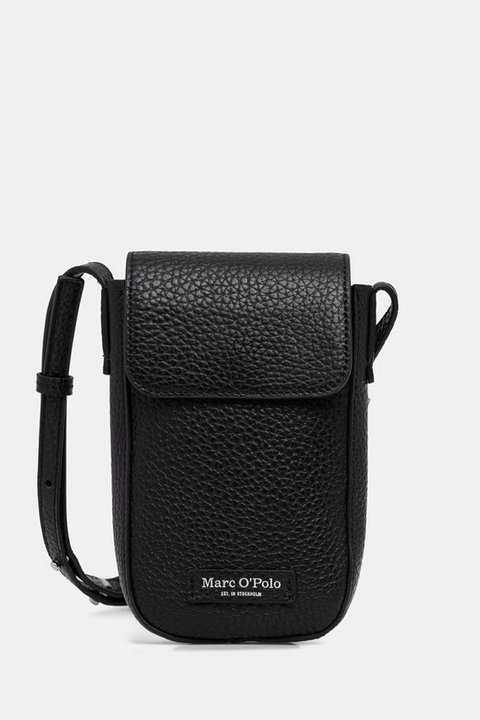 Marc O'Polo pokrowiec na telefon damski skórzany czarny 5000010962