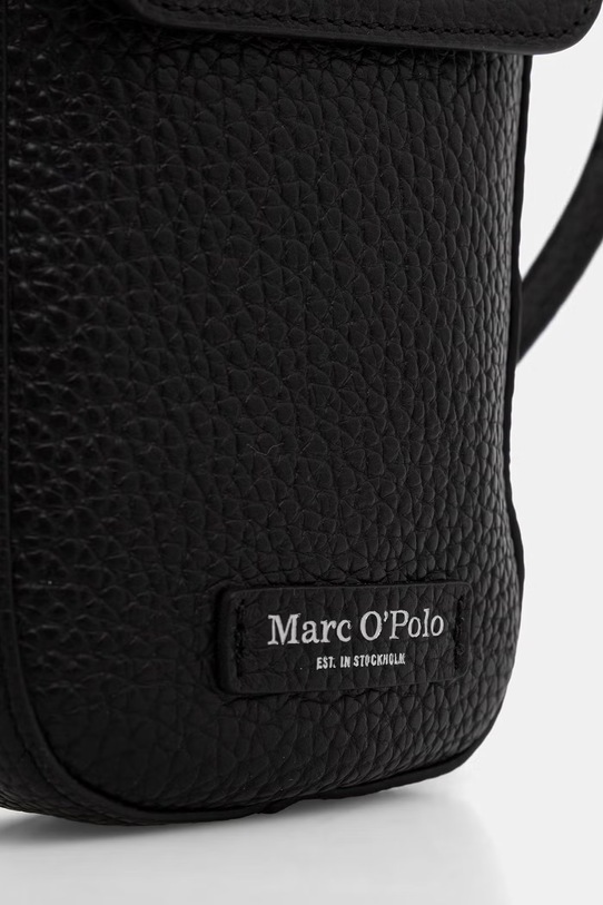 Marc O'Polo pokrowiec na telefon damski skórzany czarny 5000010962