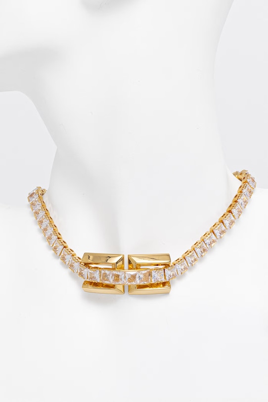 Akcesoria Elisabetta Franchi Choker damski metalowy CO64D62E2 złoty