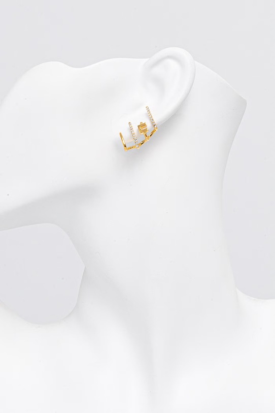 Akcesoria Elisabetta Franchi kolczyki damskie OR66A62E2 złoty