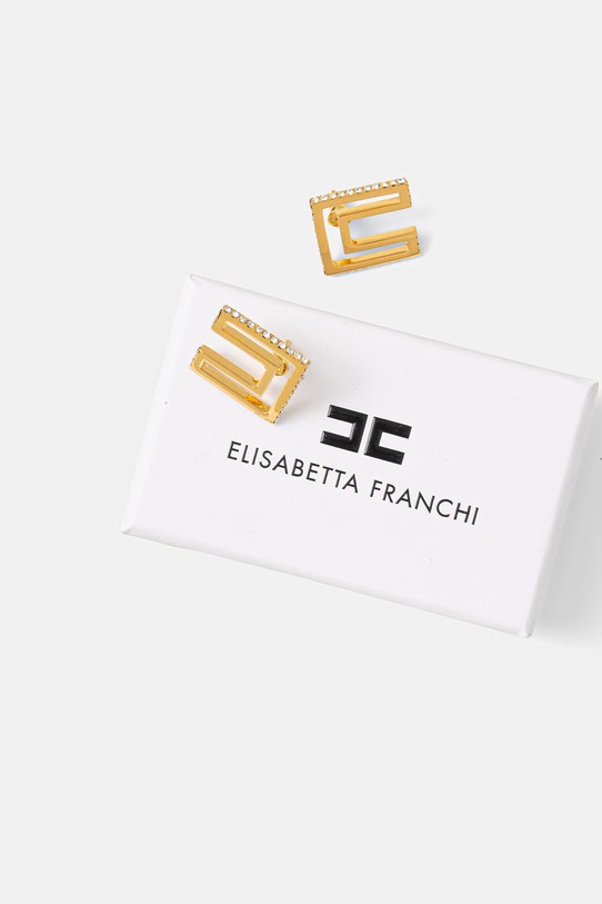 Elisabetta Franchi kolczyki damskie złoty OR77A62E2