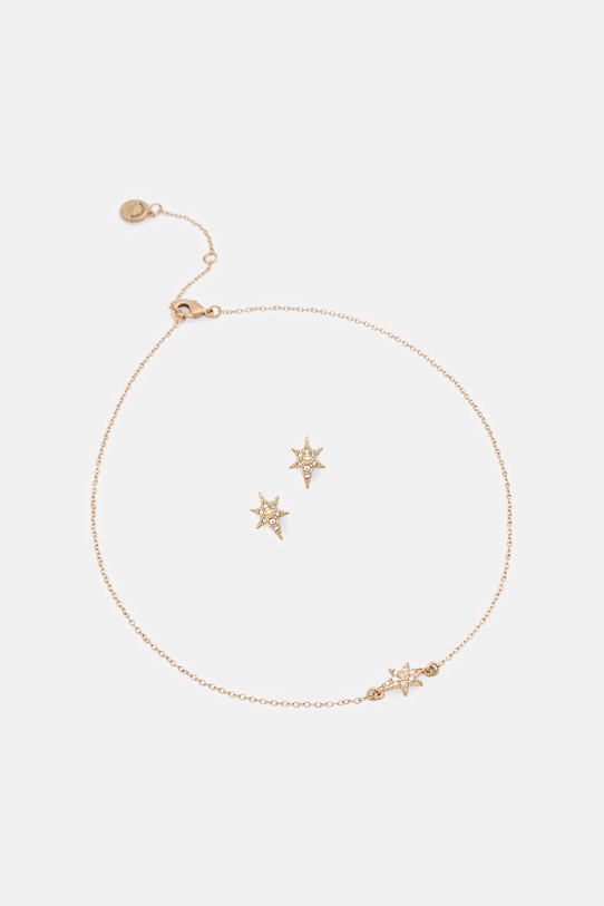 AllSaints naszyjnik i kolczyki Gift Box złoty 37549278CB222