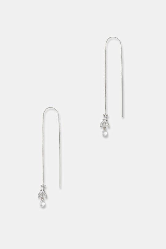 Patrizia Pepe kolczyki damskie metalowe z cyrkonią srebrny 2J2619.M093