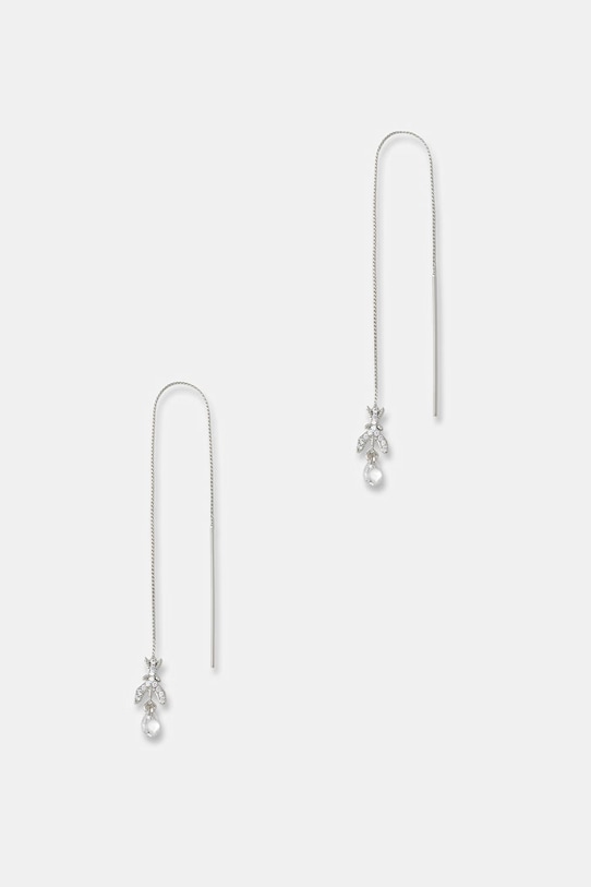 Patrizia Pepe kolczyki damskie metalowe z cyrkonią srebrny 2J2619.M093