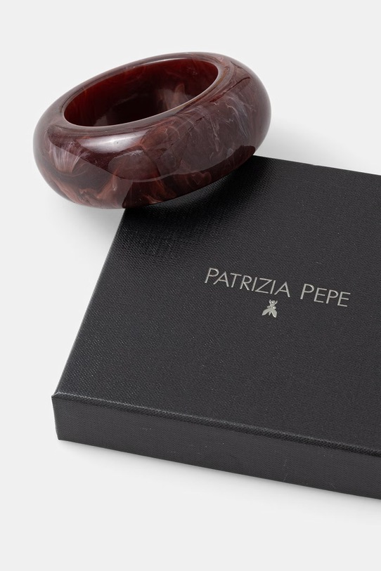 Akcesoria Patrizia Pepe bransoletka damska 2J2626.M096 bordowy