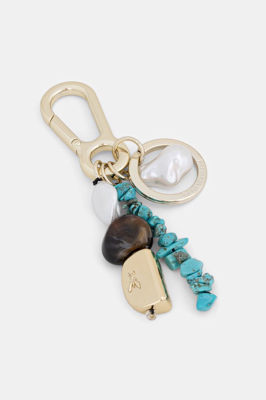 Patrizia Pepe brelok damski metalowy turkusowy 2J2633.V057