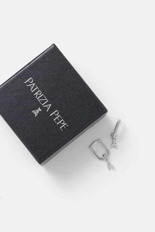 Patrizia Pepe kolczyki damskie metalowe z cyrkonią 2J2640.M085 srebrny SS26