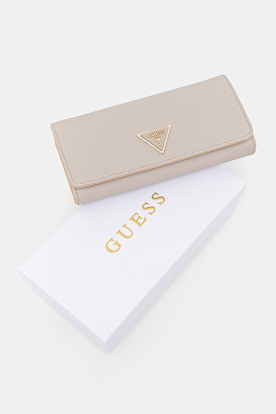 Guess dámska peňaženka z imitácie kože LAUREL béžová SWZG74.59155