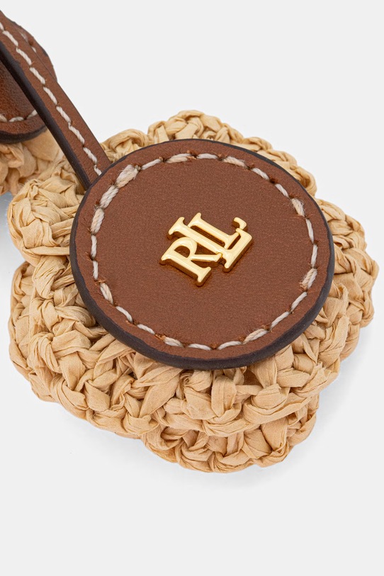 Akcesoria Lauren Ralph Lauren brelok damski skórzany 432P10685 beżowy