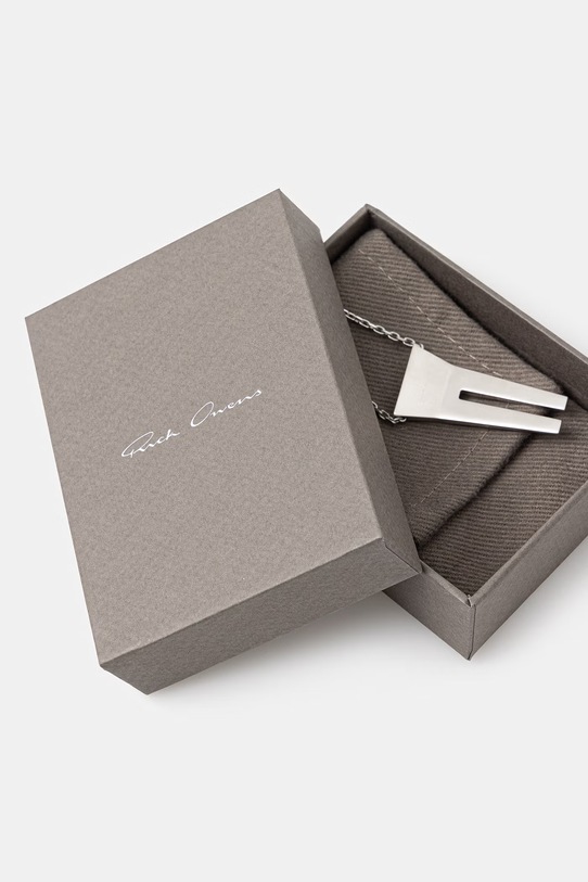 Akcesoria Rick Owens DRKSHDW Open Trunk naszyjnik męski RJ0000024.MMT srebrny