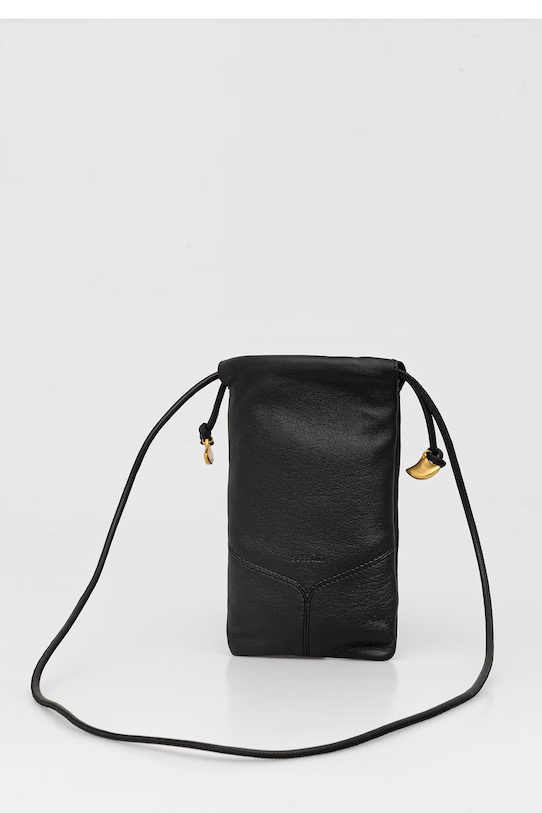 Sessun pokrowiec damski skórzany czarny 25603000