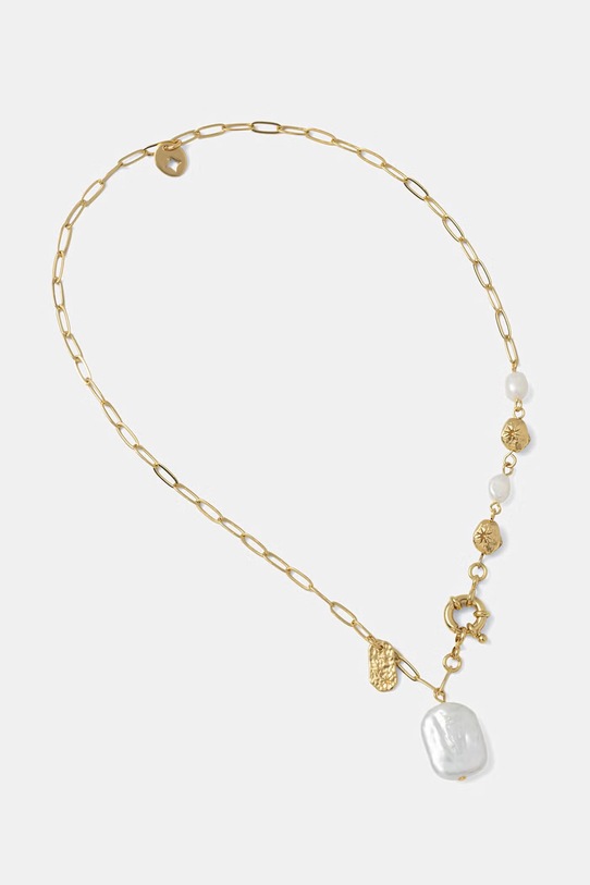 Sessun naszyjnik pozłacany złoty 25204017