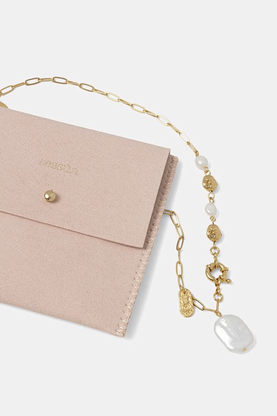 Akcesoria Sessun naszyjnik pozłacany 25204017 złoty